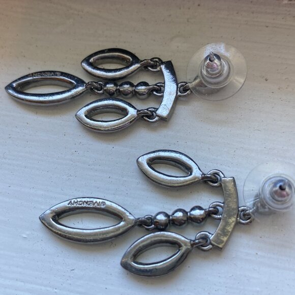 Blue stone earrings - Picture 2 of 2